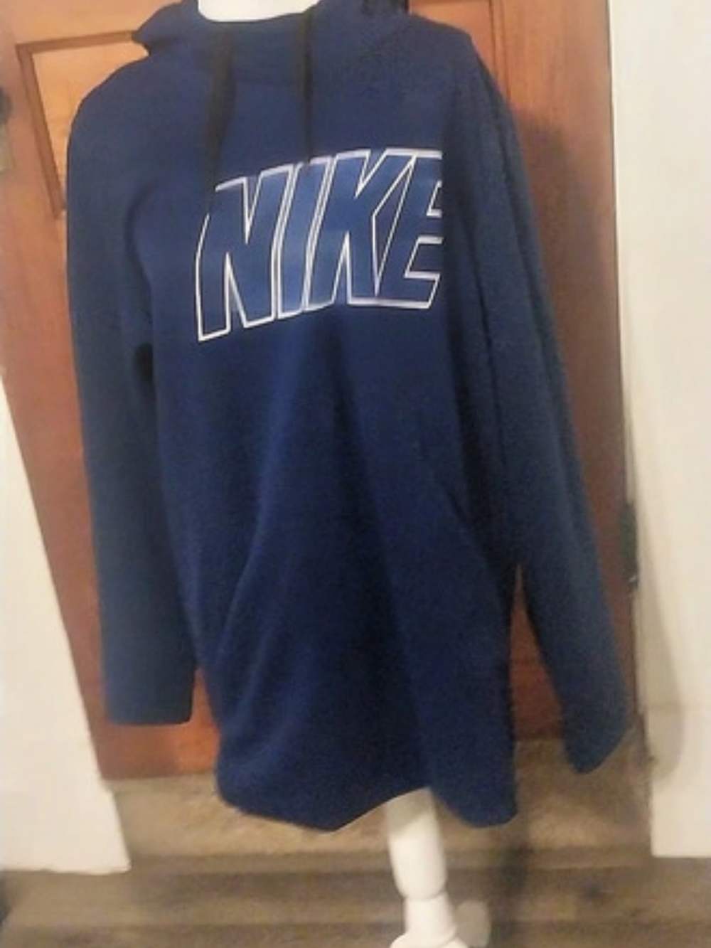 Nike Swoosh Hoodie in Blue